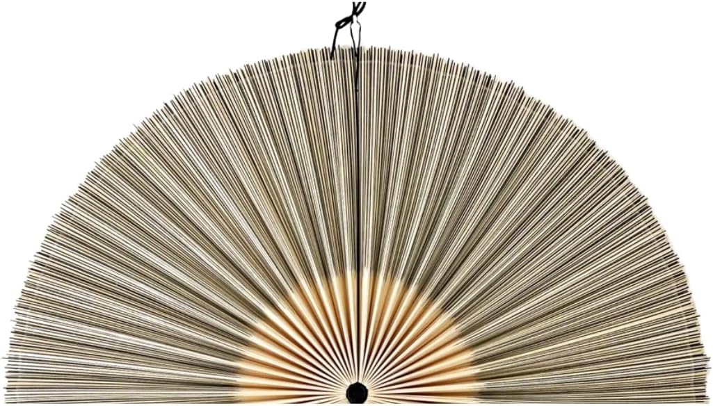 Bamboo Half Circle Window Shade for Elegant Light Control
