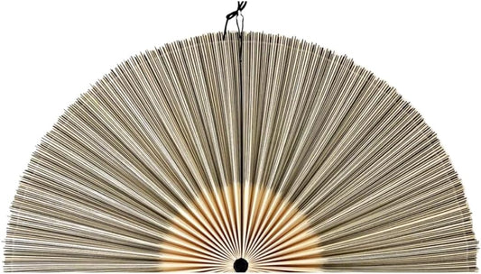 Bamboo Half Circle Window Shade for Elegant Light Control