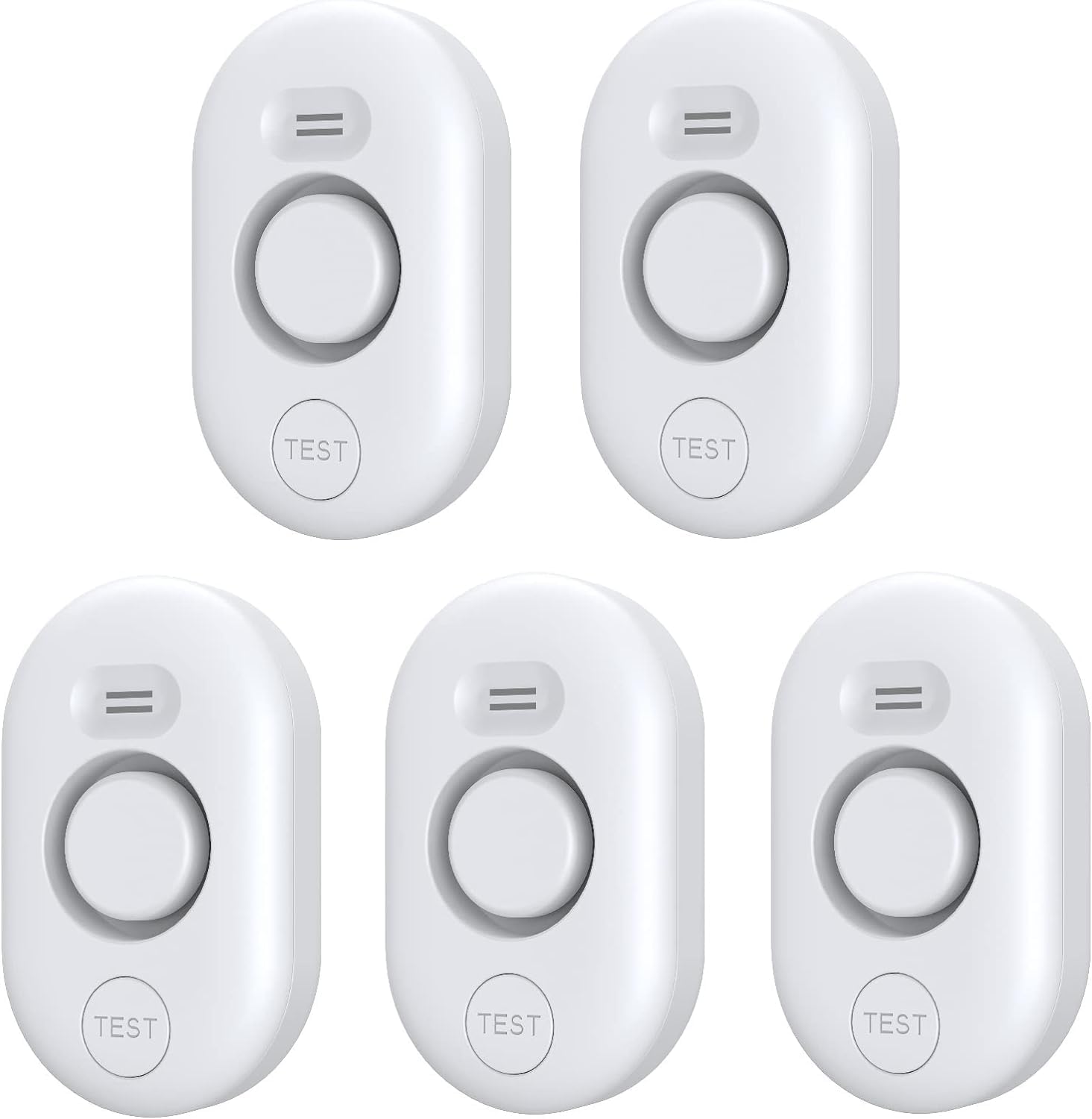 5 Pack Water Leak Detectors for Home with 100dB Alarm System