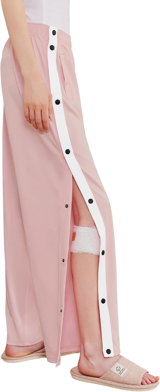 Deyeek Women's Tear Away Pants for Post Surgery Recovery Comfort
