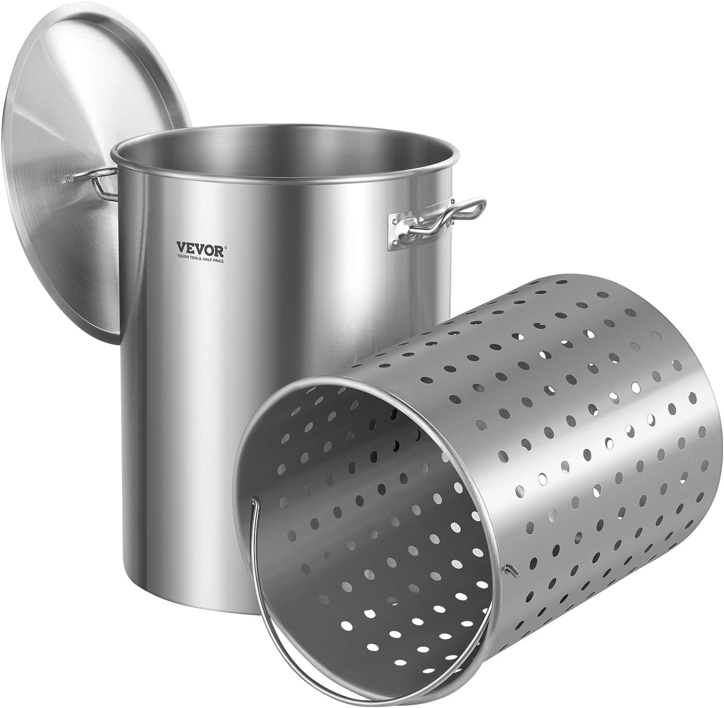 VEVOR Stainless Steel Stockpot: 36 Quart Cooking Pot