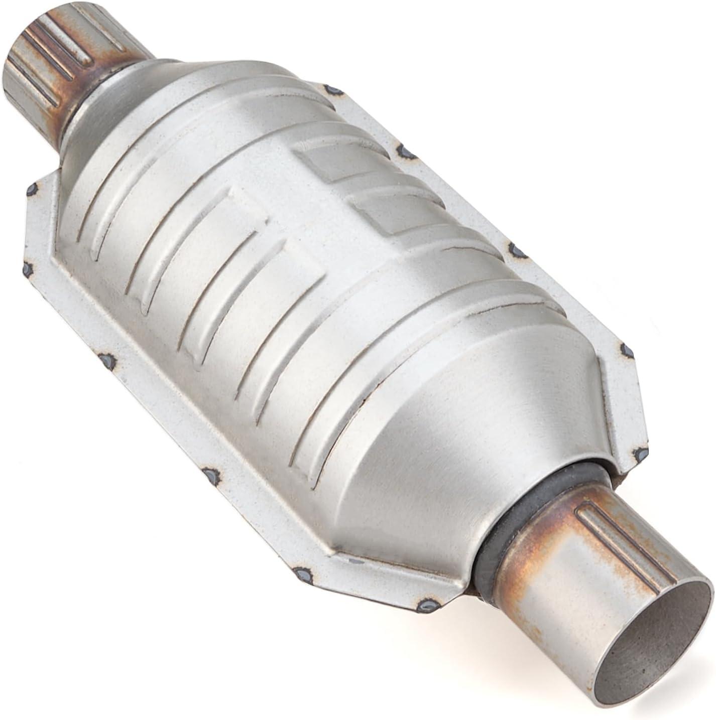 2 Inch High Flow Catalytic Converter with O2 Port & Heat Shield