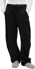 Wide Leg Sweatpants Women - Super Soft Fleece Baggy Joggers