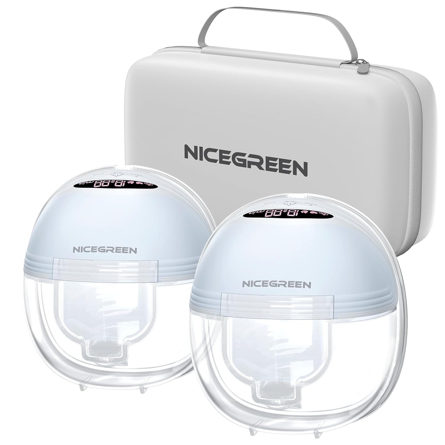 Hands Free Breast Pump with Carrying Bag for Moms on the Go