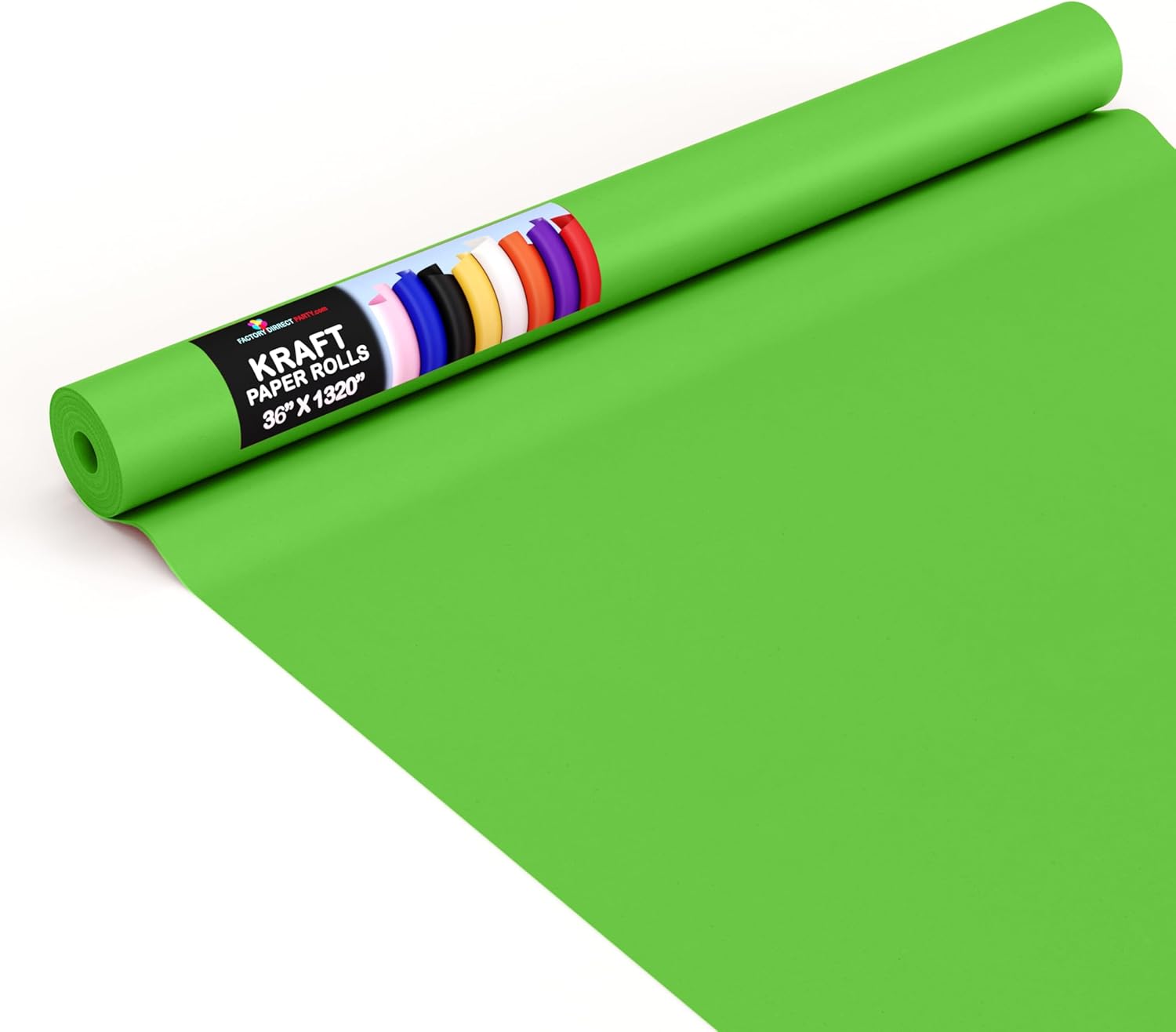 Lime Green Kraft Paper Roll - Perfect for Shipping & Crafting