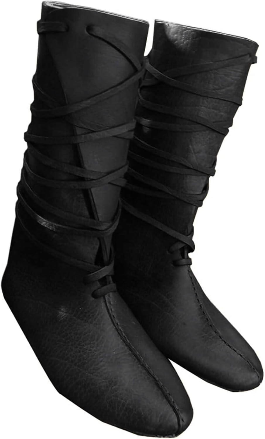 Mens Renaissance Medieval Cosplay Halloween Boots for Pirates