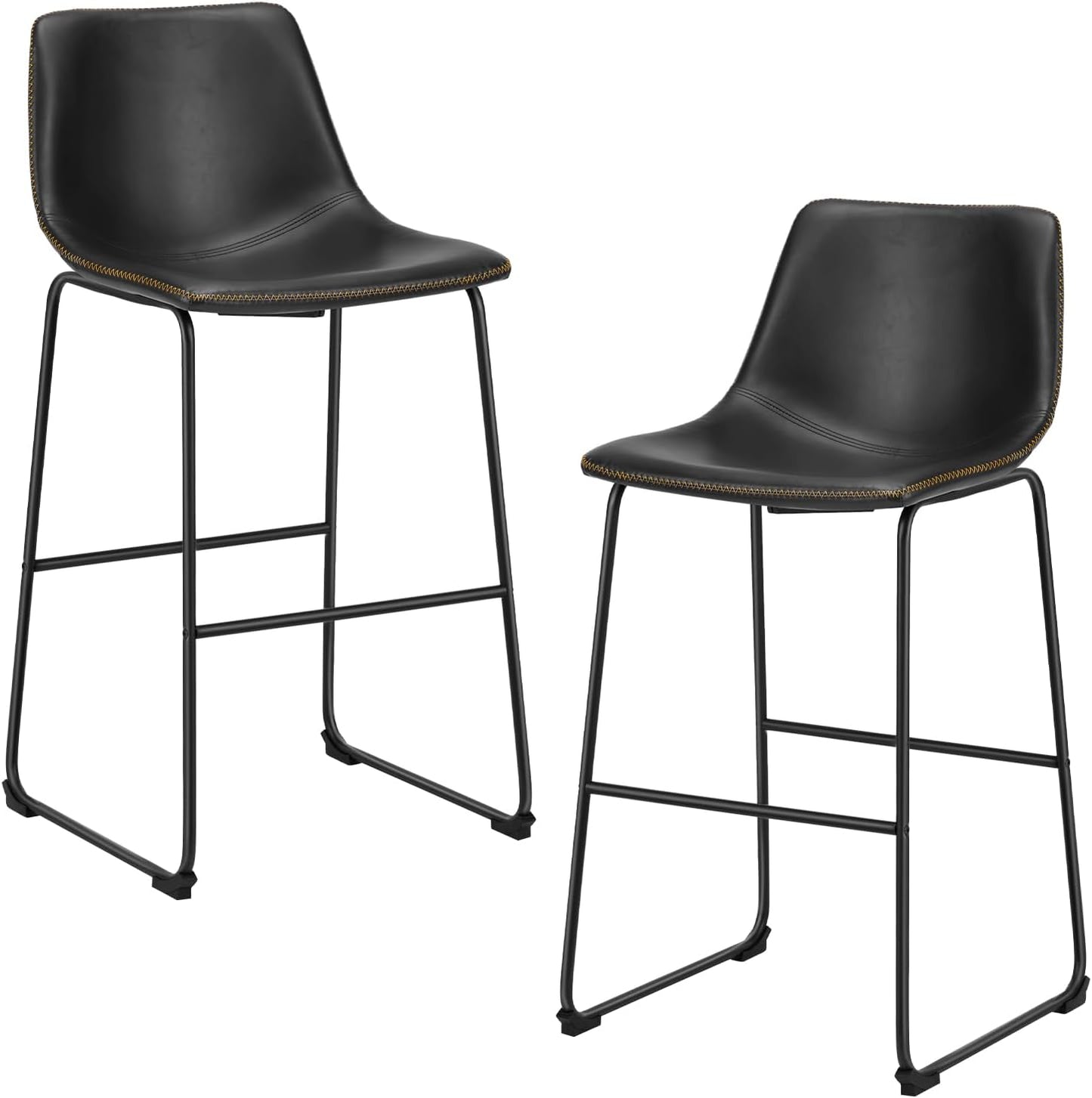 DUMOS 26 Inch Counter Height Bar Stools Set of 2 for Kitchen