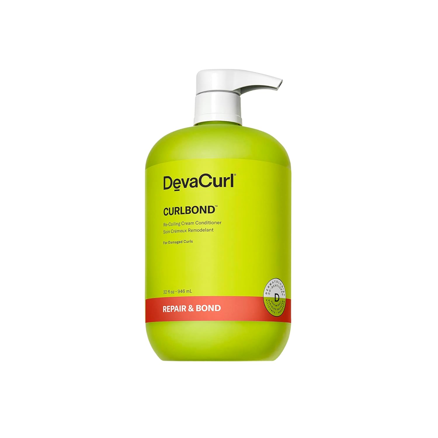 DevaCurl CurlBond Re-Coiling Cream Conditioner for Stronger Curls