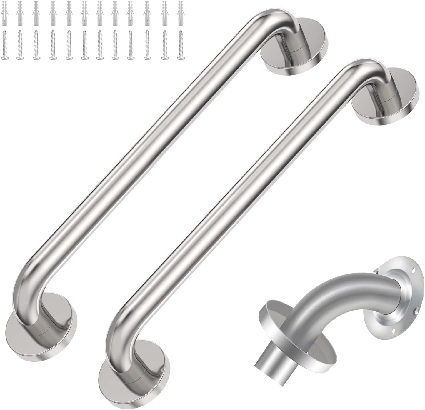 16 Inch Shower Grab Bar 2 Pack for Safety and Stability