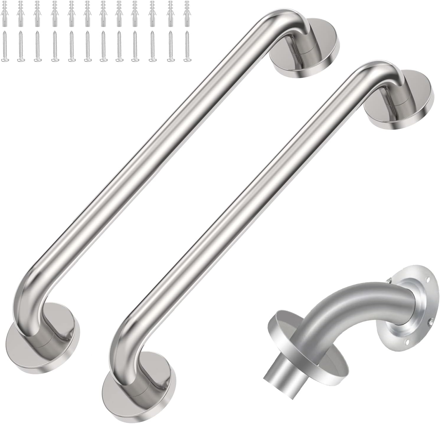 16 Inch Shower Grab Bar 2 Pack for Safety and Stability