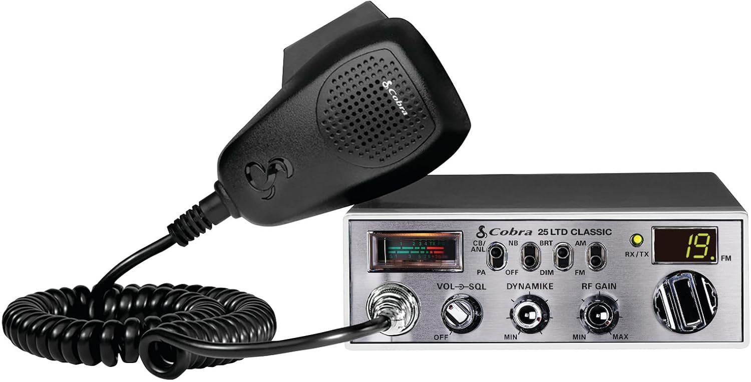 Cobra 25 LTD AM/FM Professional CB Radio with PA Capability