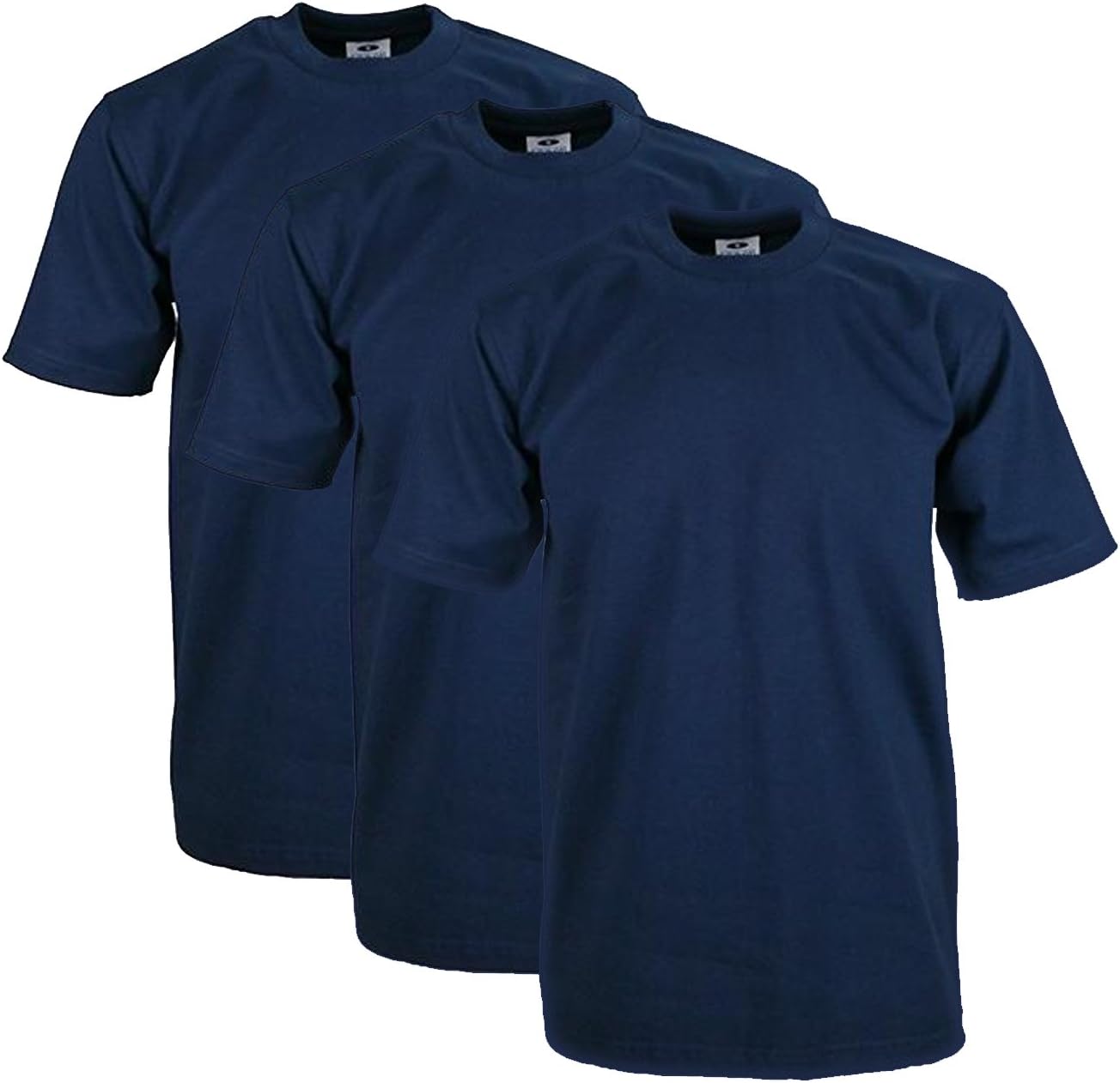 Pro Club Men's Heavyweight Cotton Crew Neck T-Shirt 3-Pack