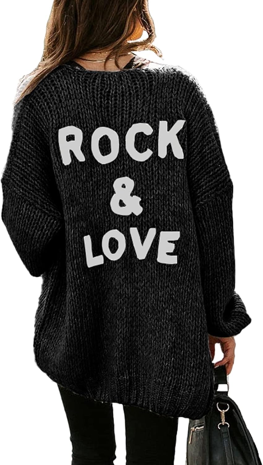 PRETTYGARDEN Women's Long Sleeve Open Front Knit Cardigans