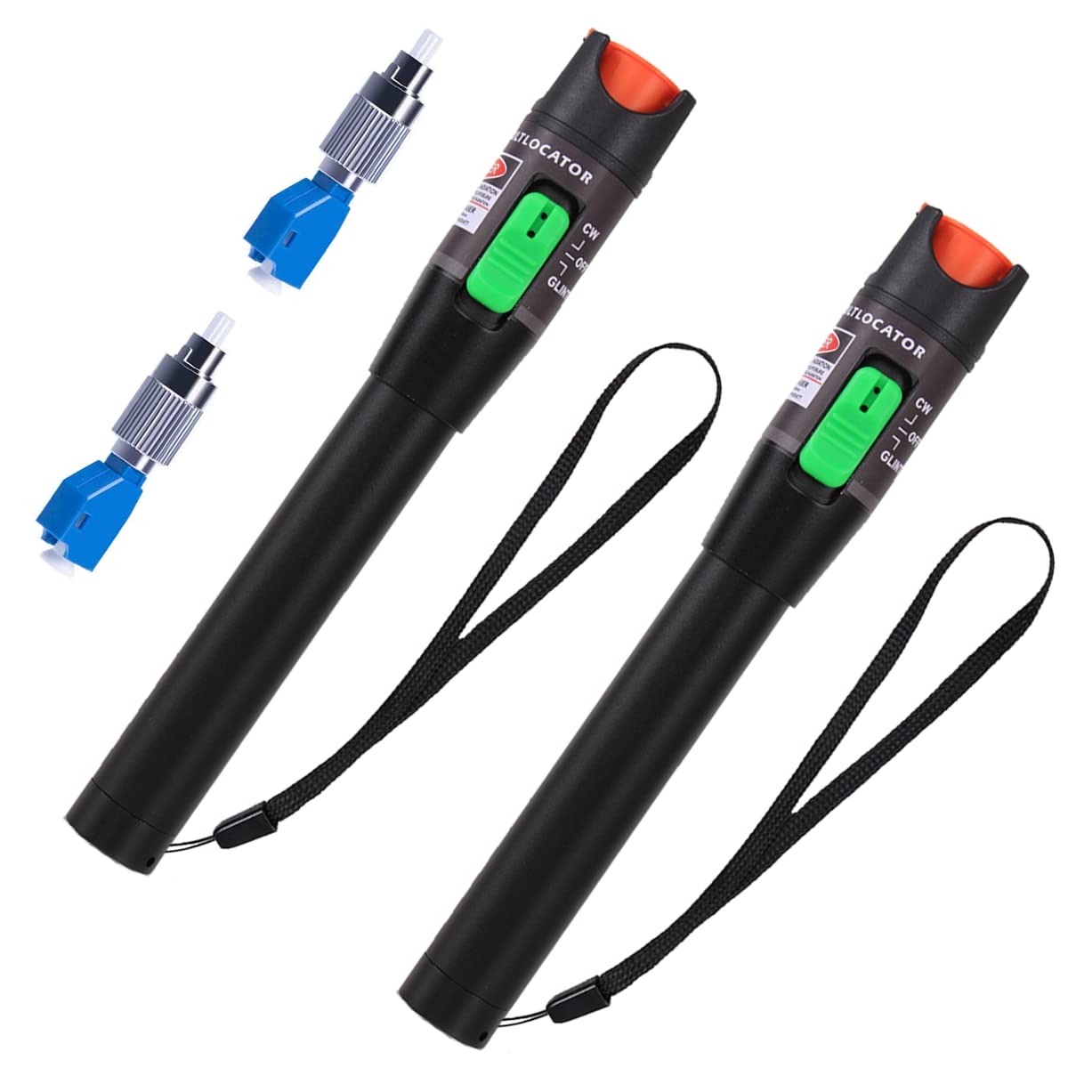 2PCS Visual Fault Locator Kit for Fiber Optic Testing Needs