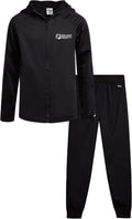 Boys Tracksuit 2-Piece Athletic Tricot Set - Lightweight Performance