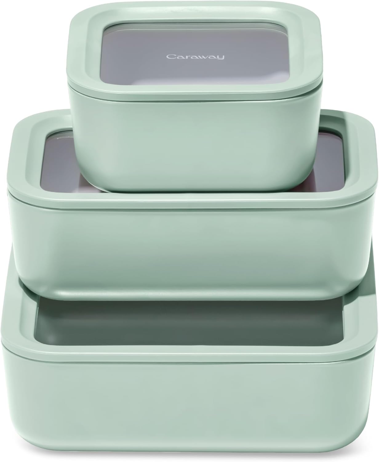Caraway 3pc Glass Food Storage Set for Safe Meal Prep