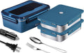 Electric Lunch Box Heated Portable Food Warmer - Car, Truck, Office