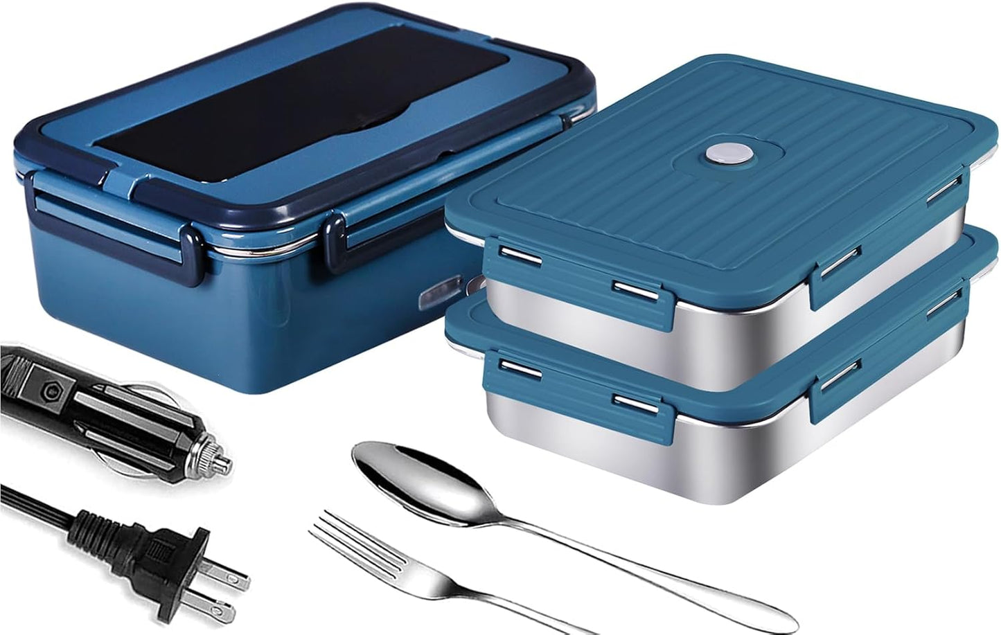 Electric Lunch Box for Adults - Portable Food Warmer 60-oz