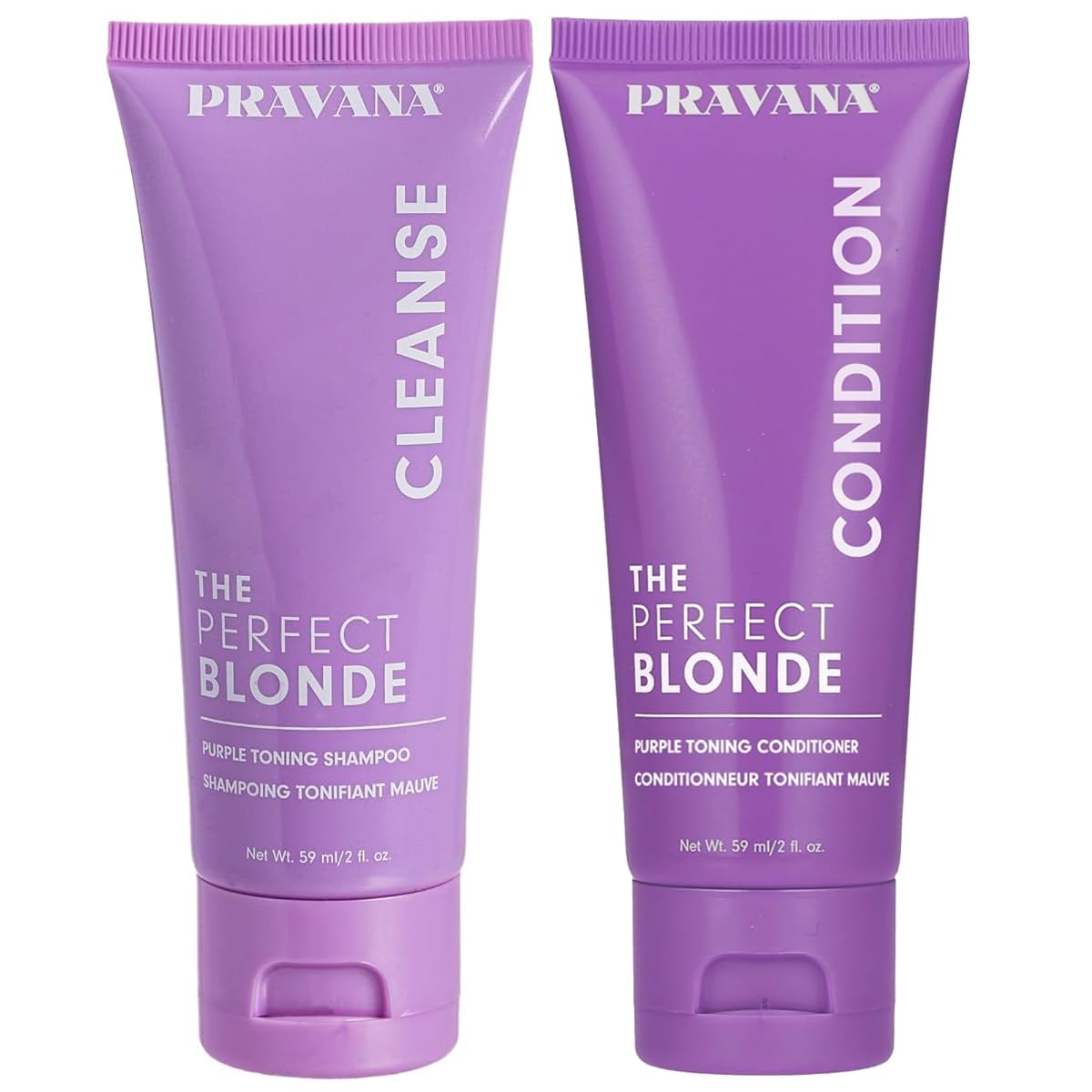 Pravana Perfect Blonde Purple Shampoo | Neutralizes Brassiness