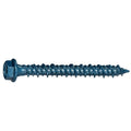 Star Drive Hex Washer Head Masonry Screws - 100 Pieces with Drill Bit