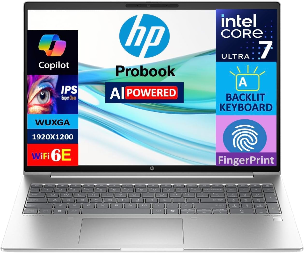 HP Probook 460 AI Business Laptop with 16.0 in IPS Display