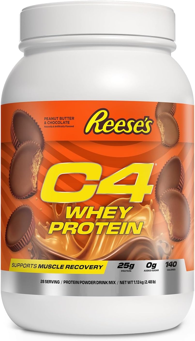 Cellucor C4 Whey Protein Powder - Delicious Peanut Butter Flavor
