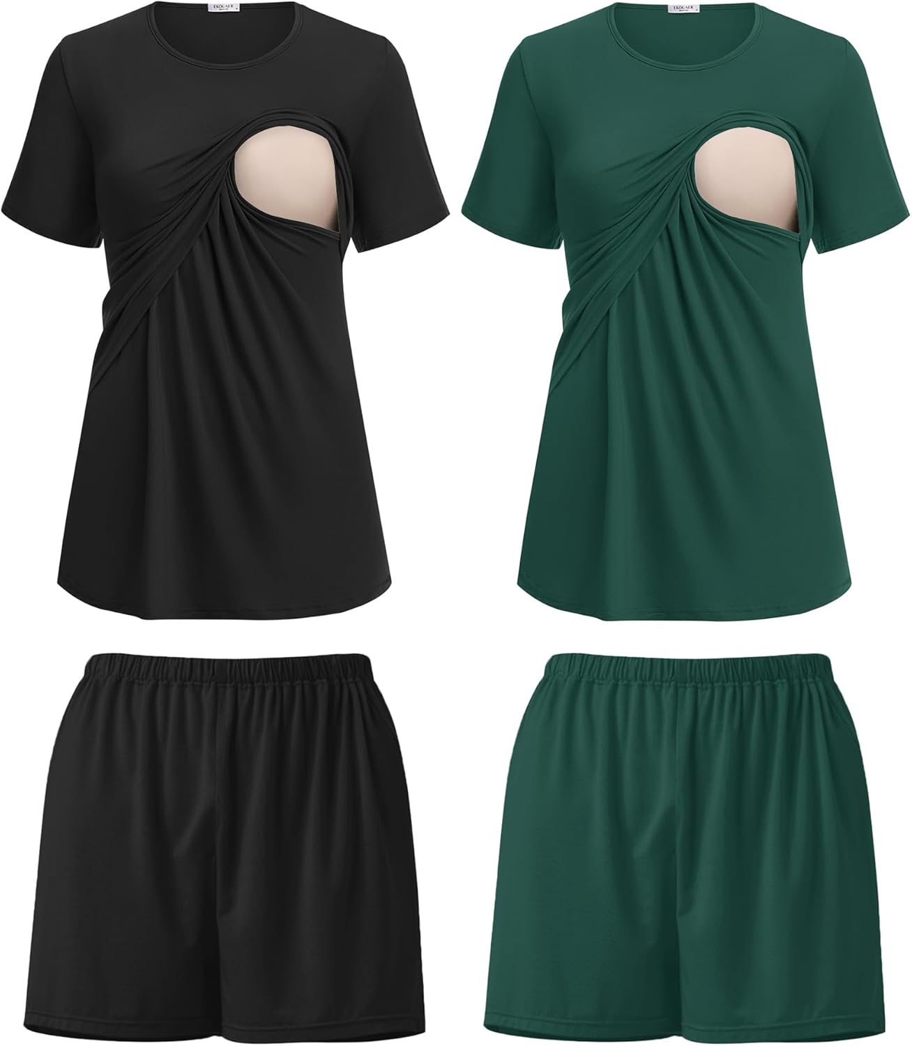 Ekouaer Women's Nursing Pajamas Set for Comfort and Style