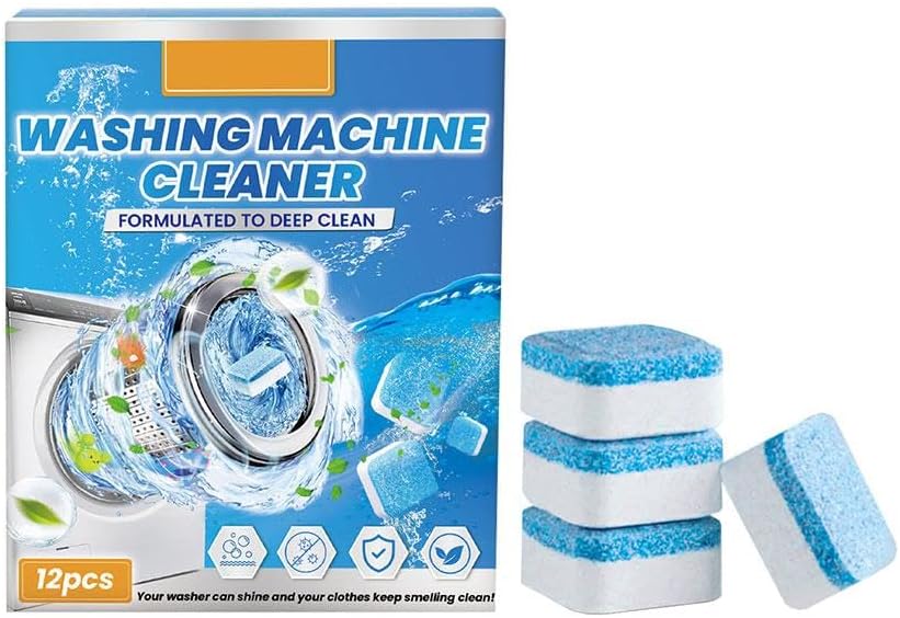 12-Pc Deep Clean Washer Tabs | Removes Build Up Fast 