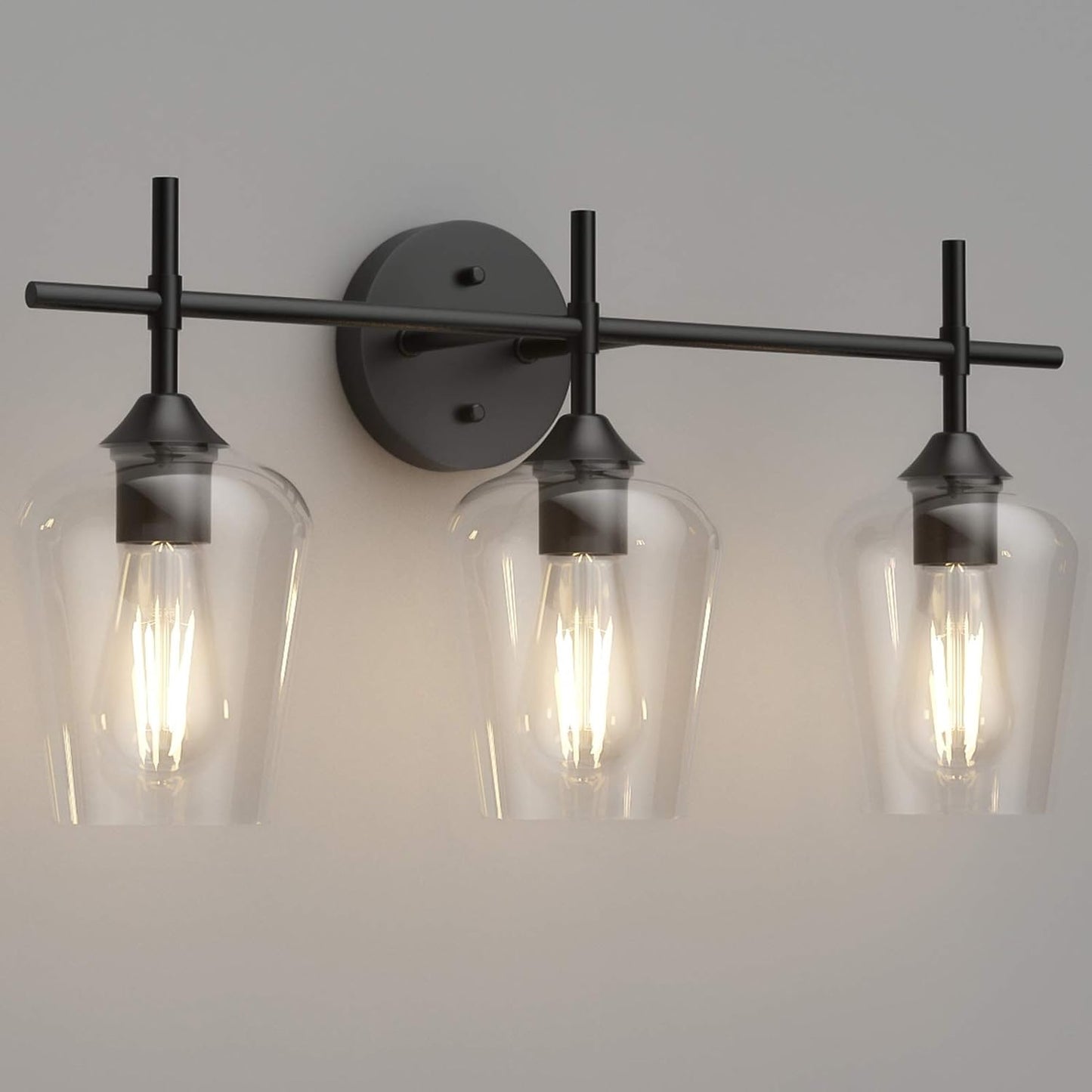 Industrial Bathroom Vanity Light Fixtures with Vintage Style