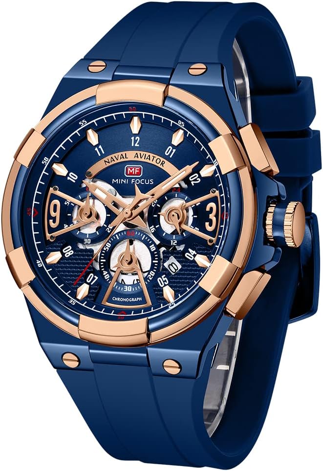 AIMES Watch for Men: Stylish Waterproof Chronograph Timepiece