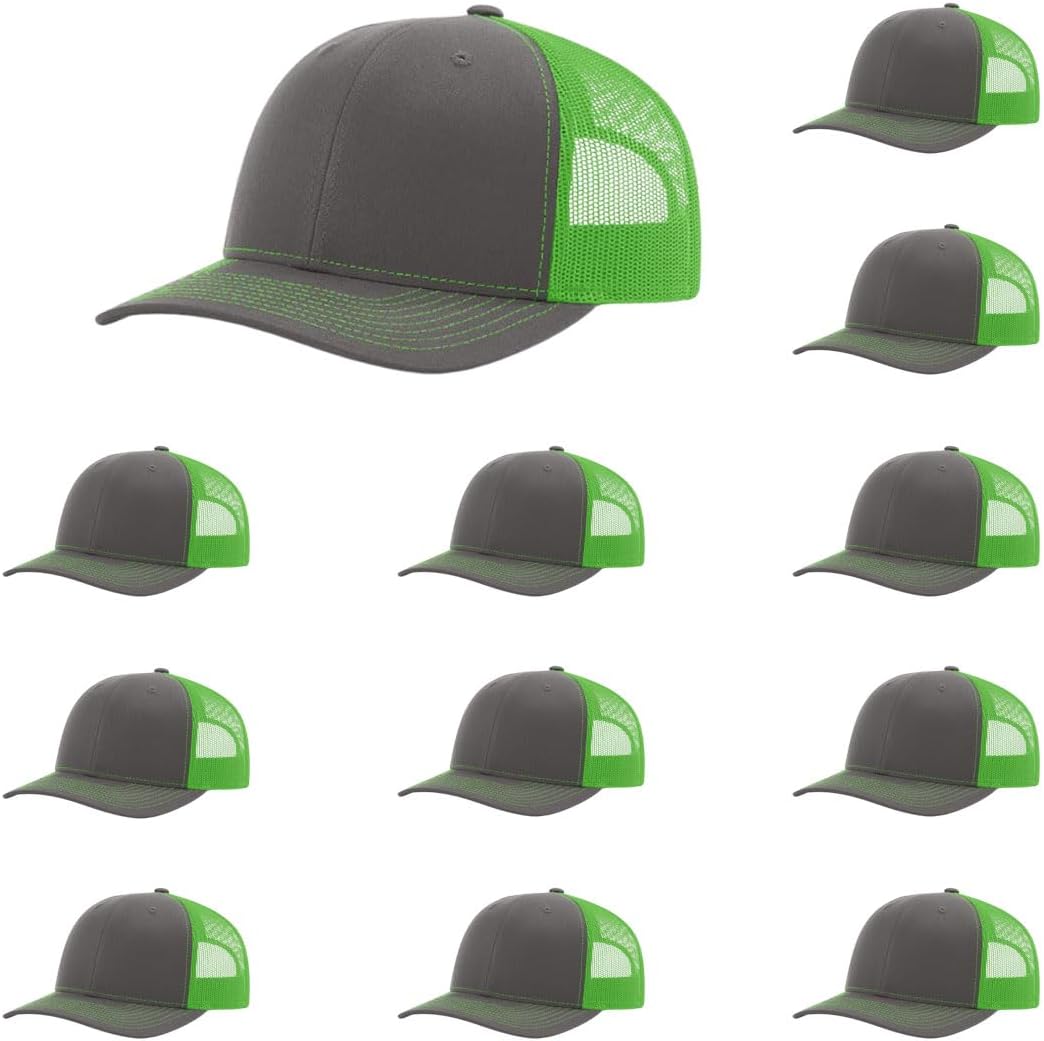 Richardson 112 Classic Six-Panel Adjustable Snapback Trucker Cap
