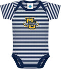 College Baby NCAA Infant Striped Bodysuit for Girls - Official Team