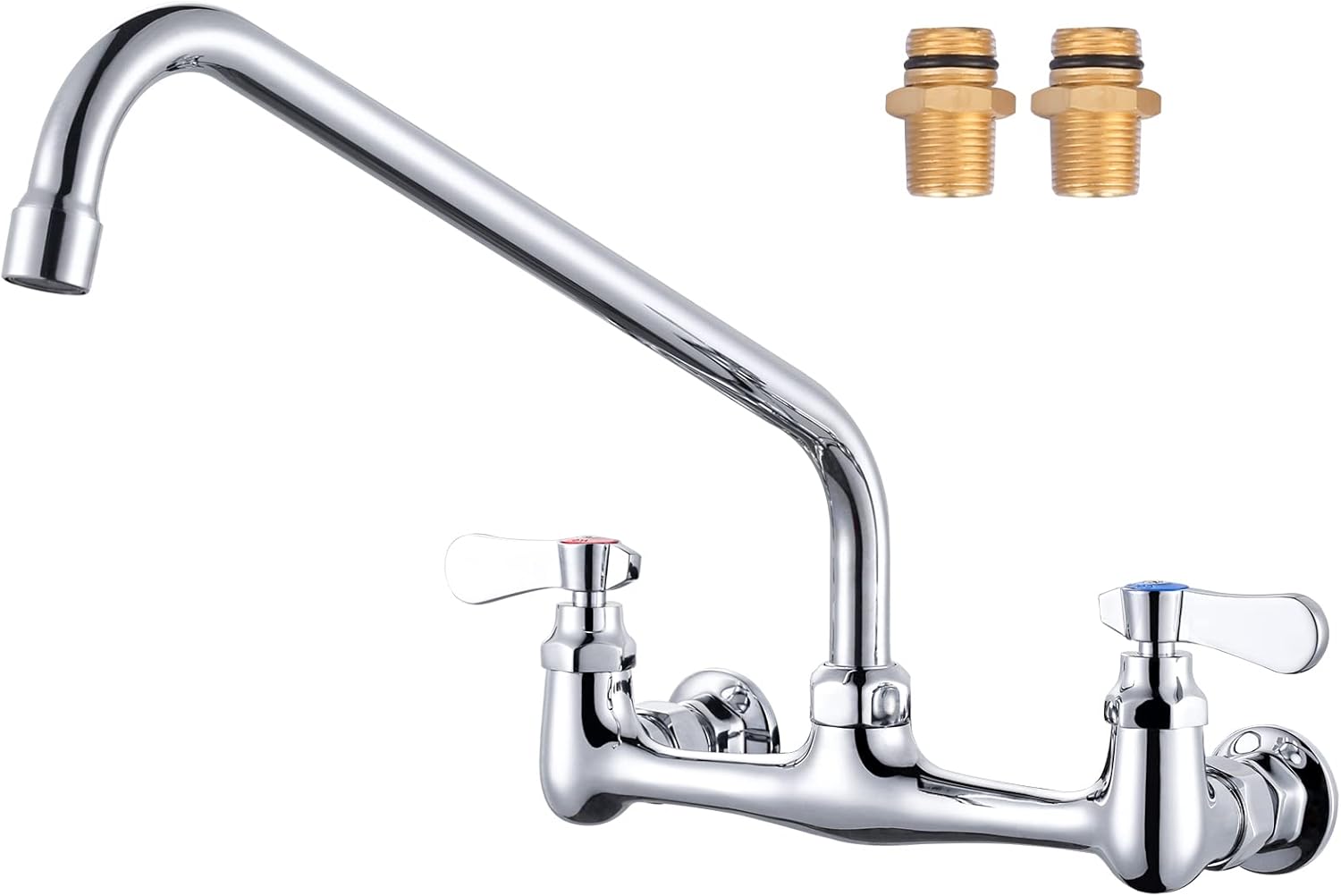 Commercial Sink Faucet with 14 Swivel Spout for Versatile Use