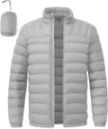 Men's Lightweight Packable Puffer Jacket - Warm, Packable Layer