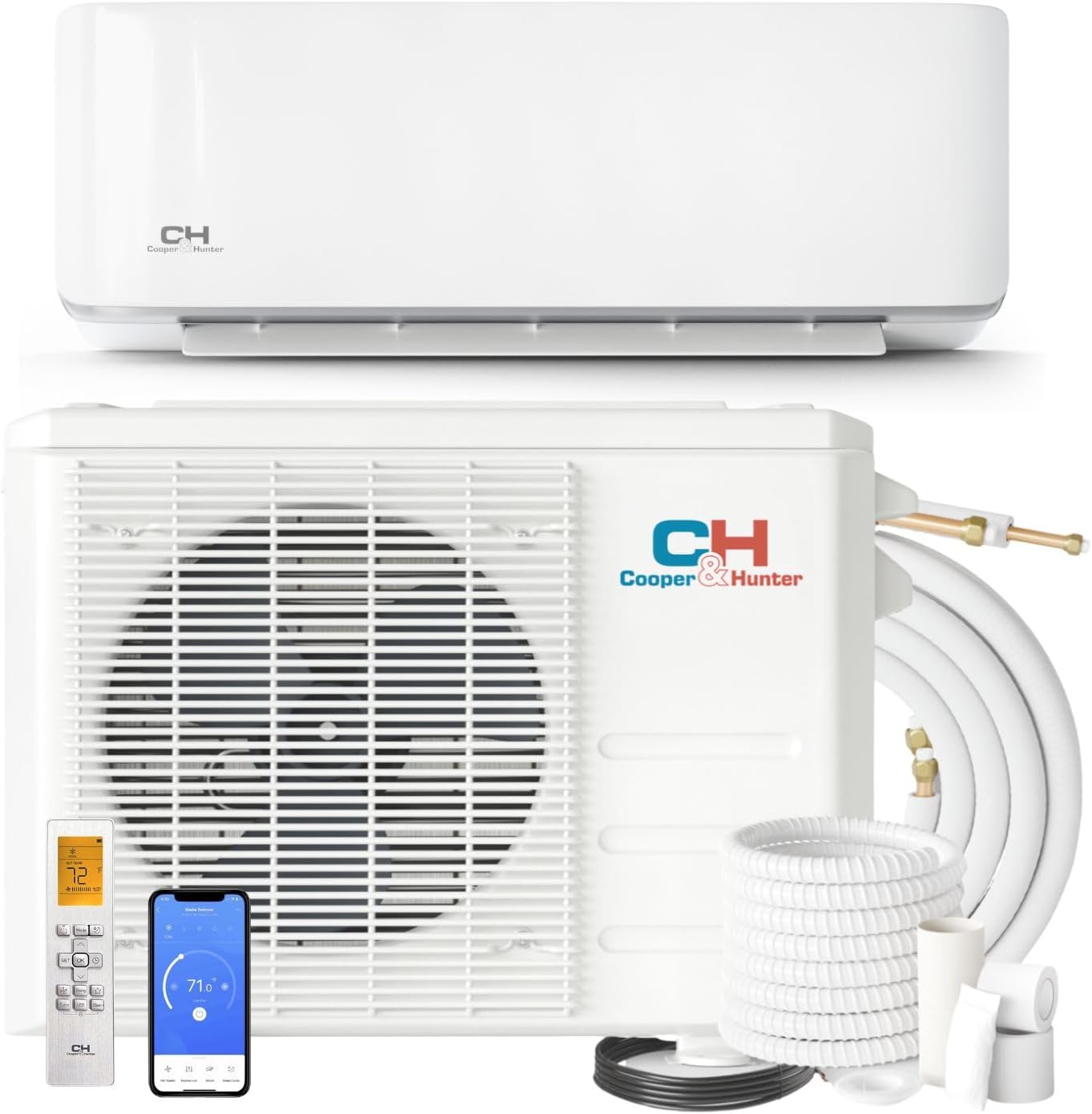 Efficient 9K BTU Mini Split AC/Heater - Cooper & Hunter Sophia Series