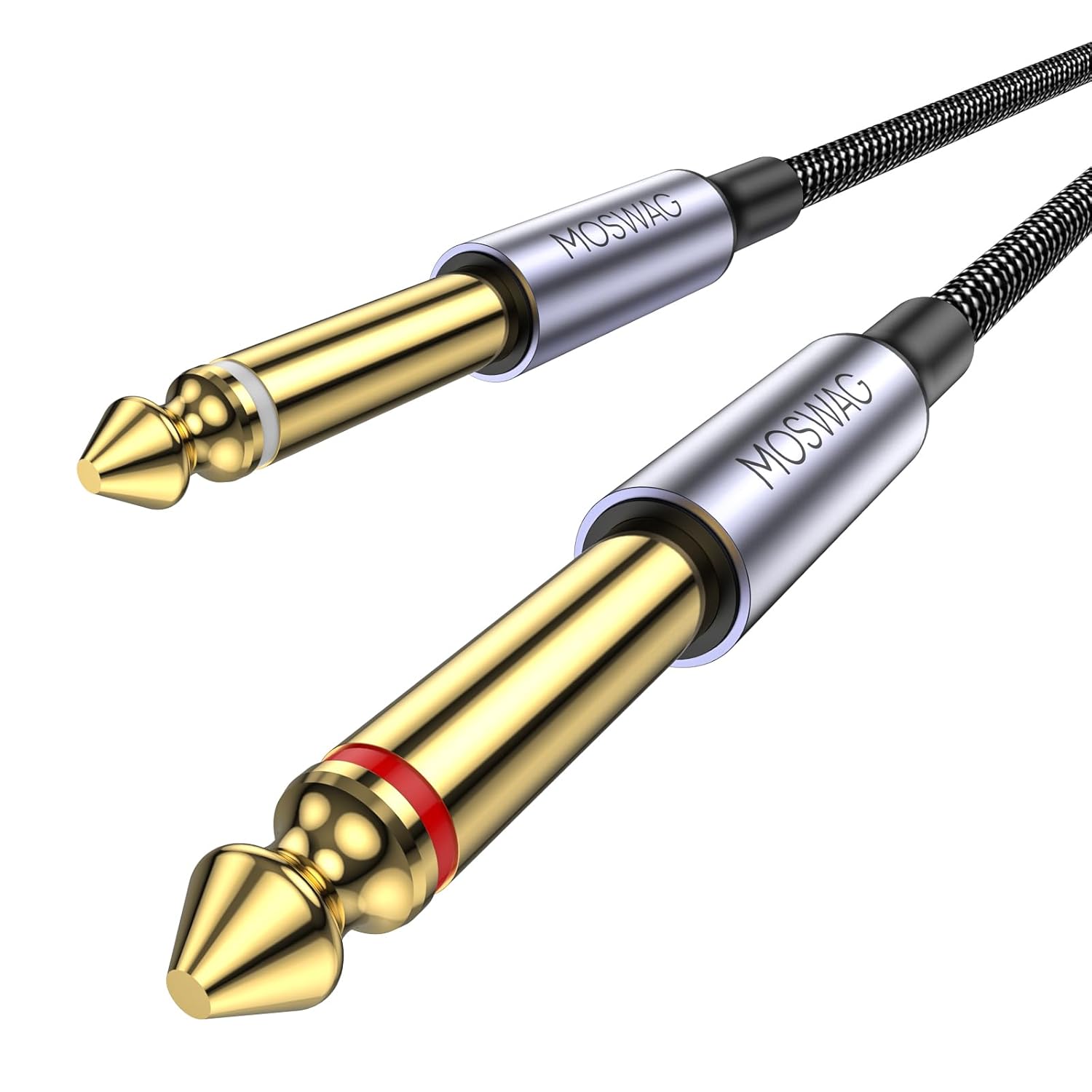 Premium 10FT Nylon Guitar Cable by MOSWAG