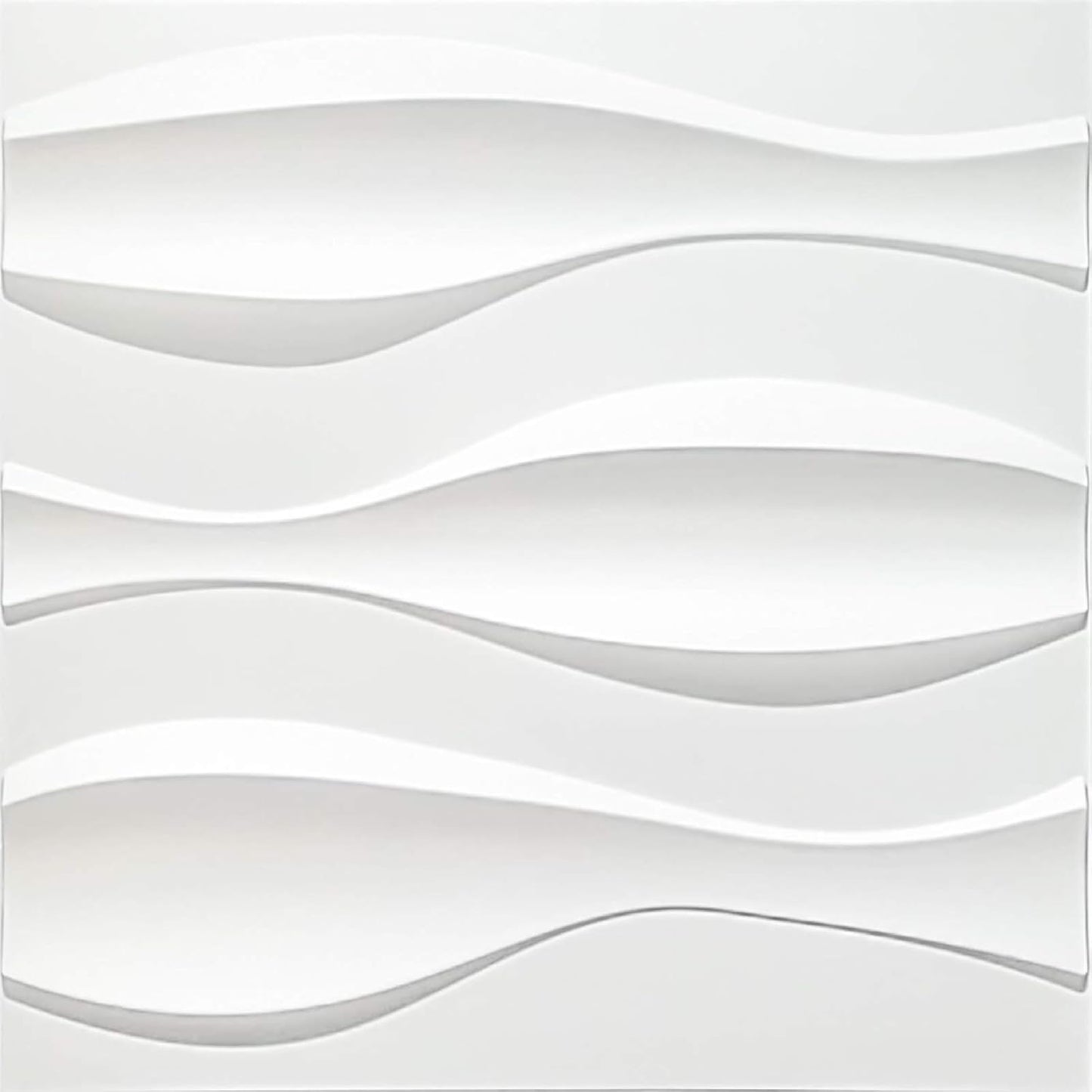 Art3d 19.7 x 19.7 Wall Panel Wave, Premium Quality PVC Panels