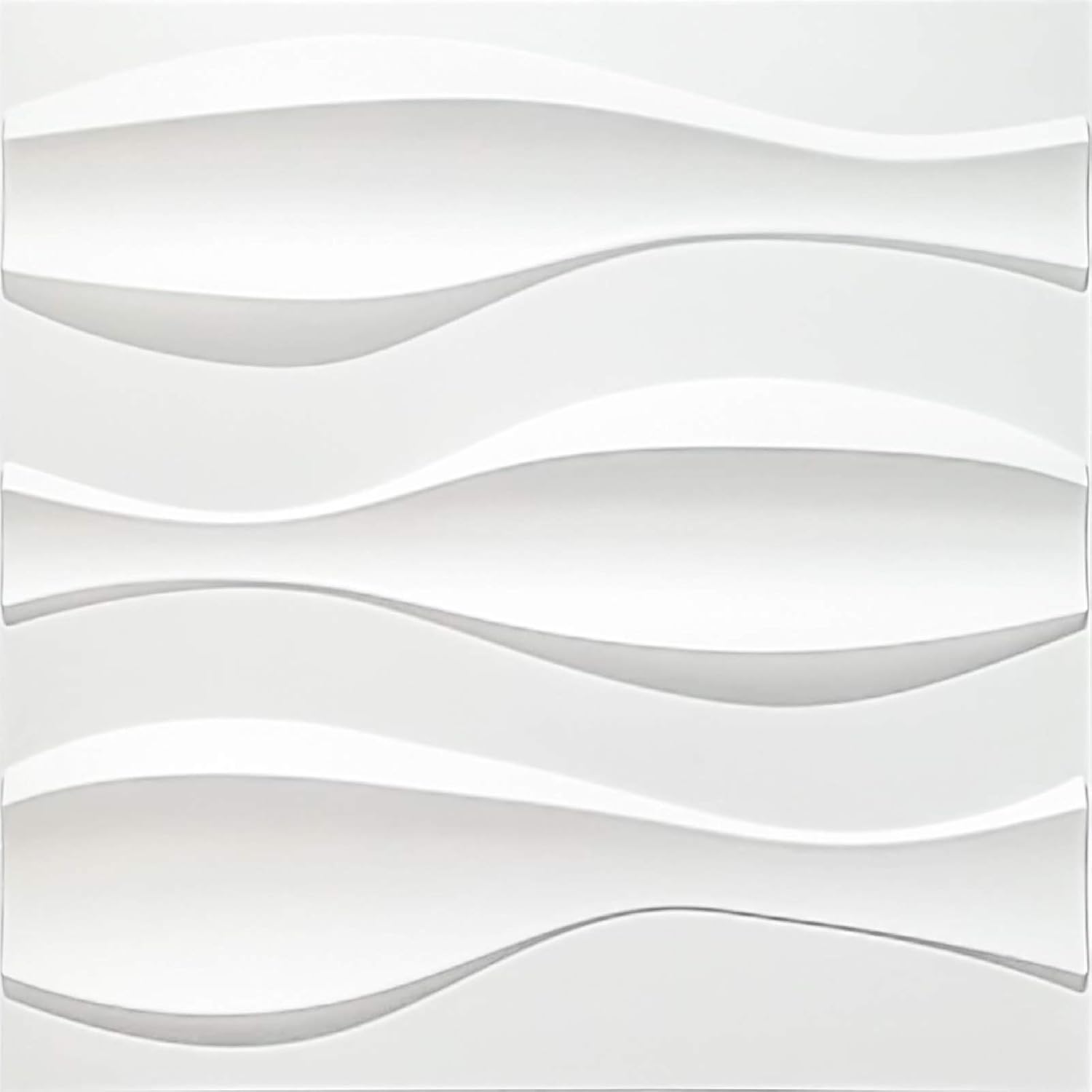 Art3d 19.7 x 19.7 Wall Panel Wave, Premium Quality PVC Panels