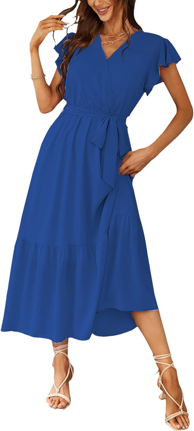 PRETTYGARDEN Women's Summer Floral Boho Maxi Dress for All Occasions