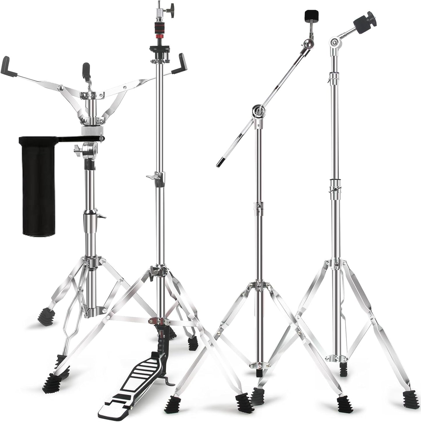 Adjustable Drum Hardware Set for Cymbals and Snare Drums