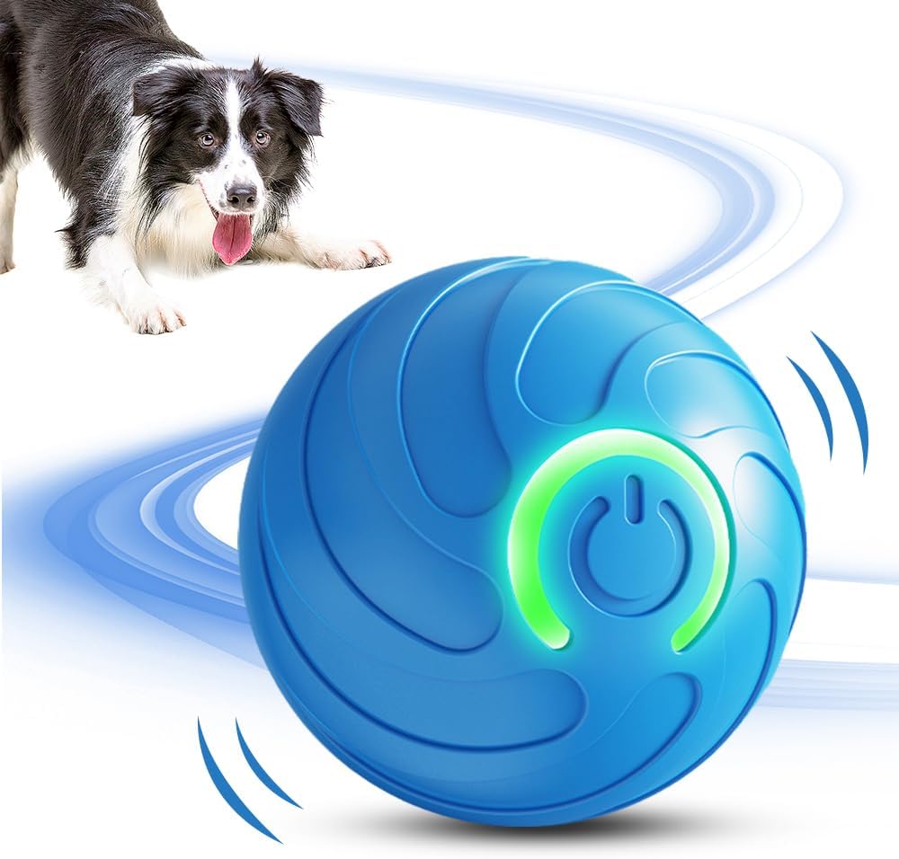 Interactive Vibrating Dog Ball - Engaging Fun!