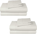 Full Cotton Sateen 400 TC 2-Pack Sheets - Extra Soft, Cooling