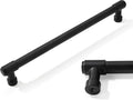 6 Pack 8 Inch Matte Black Cabinet Handles - Durable Kitchen Pulls