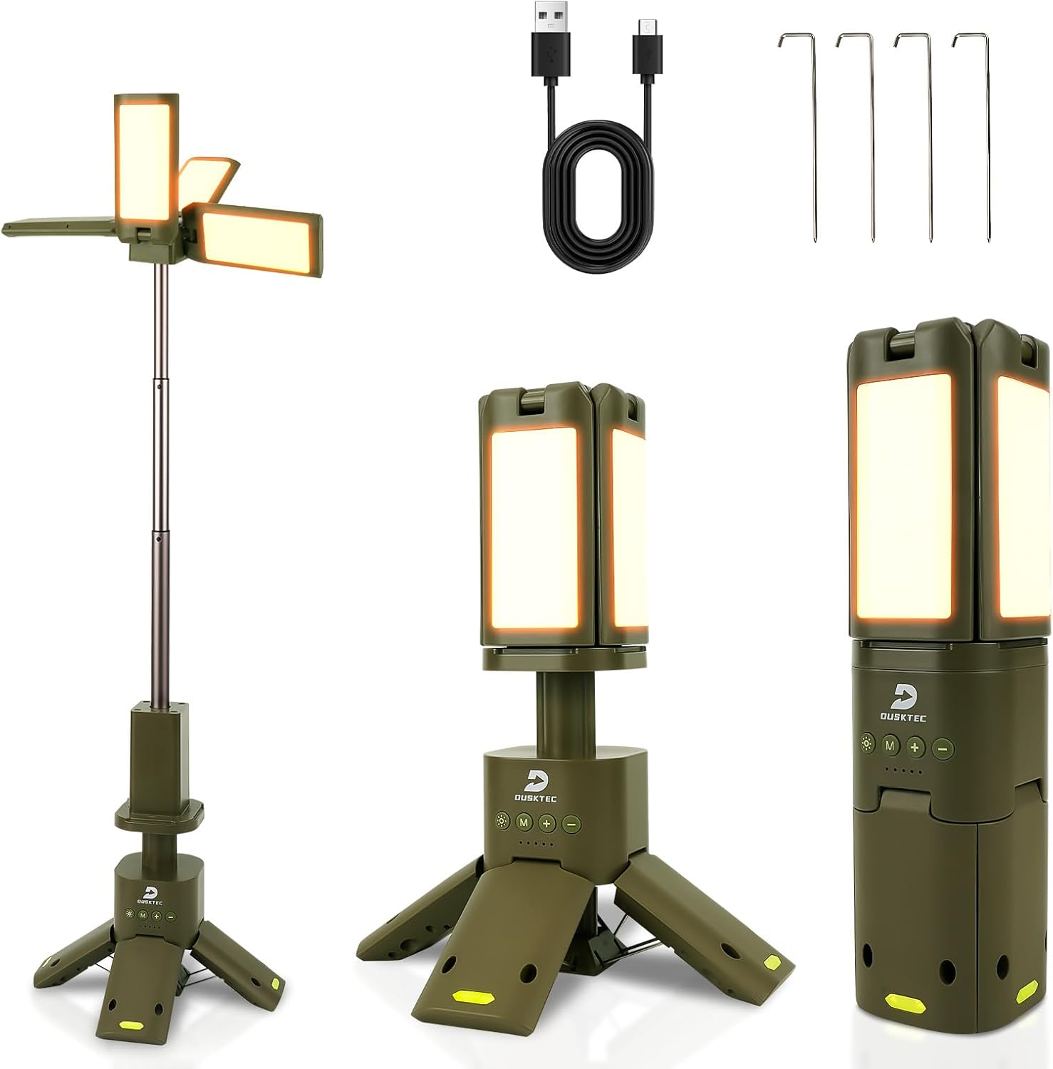 DUSKTEC 2000LM Waterproof Lantern: Rechargeable & Versatile