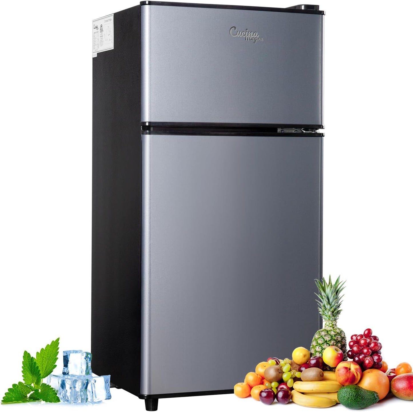 Mini Fridge with Freezer, 3.2 cuft Compact Refrigerator