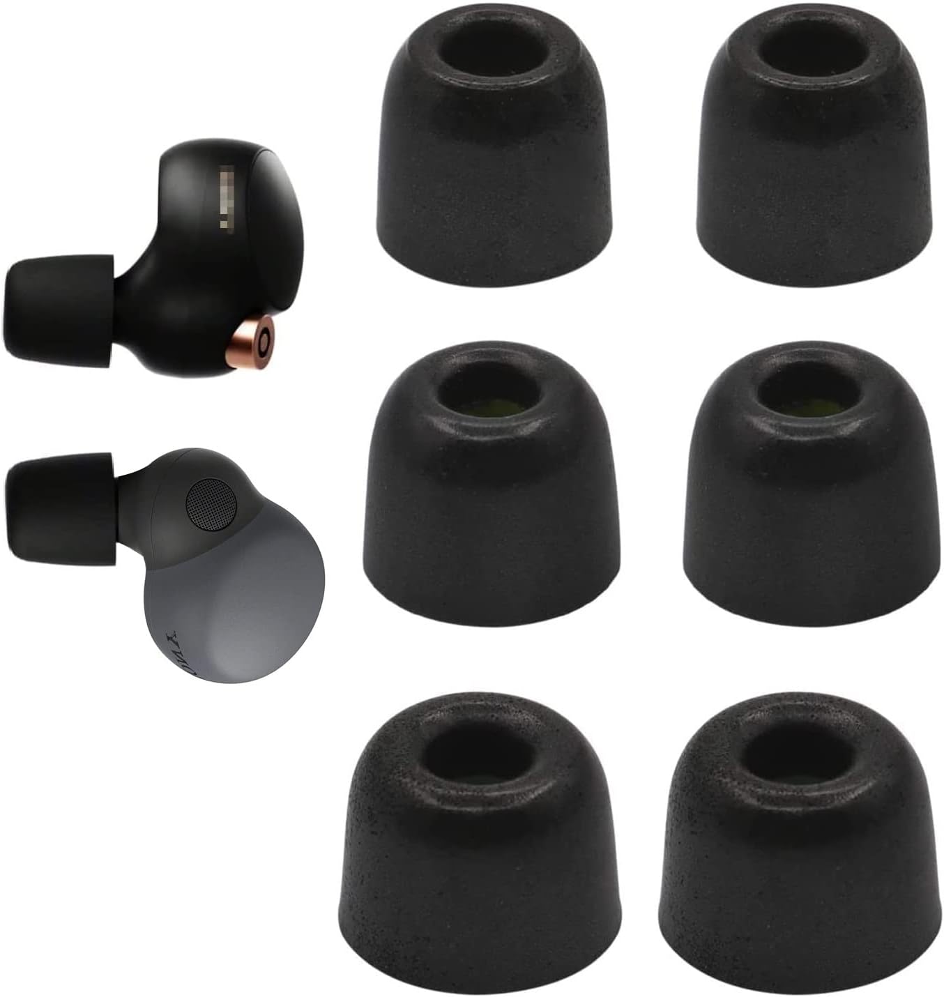 Sony WF-1000XM4/5 Noise Cancel Foam Tips Set