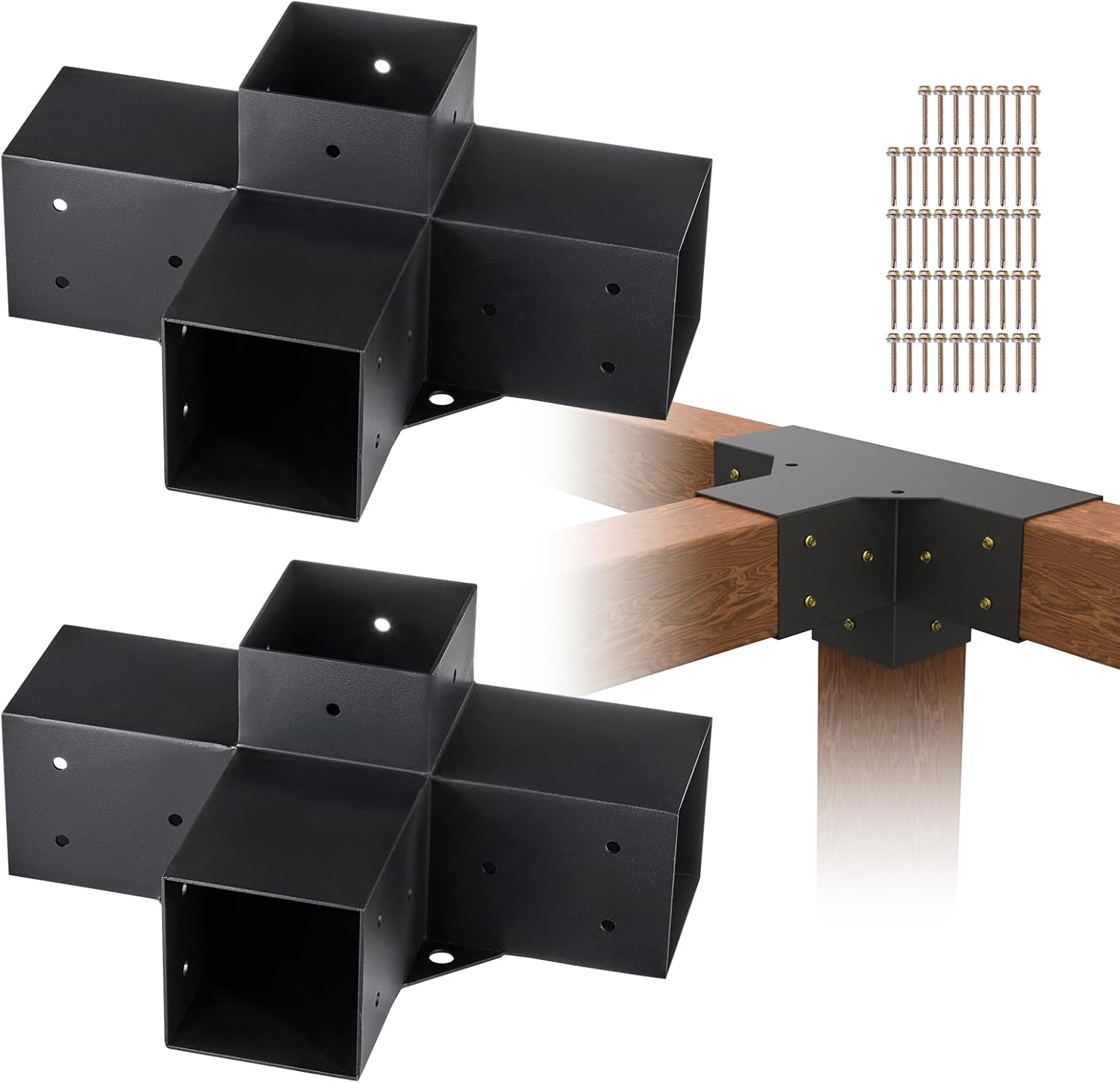 VEVOR Pergola Bracket Kit for 4in x 4in Wooden Beams