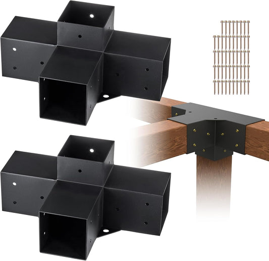 VEVOR Pergola Bracket Kit for 4in x 4in Wooden Beams