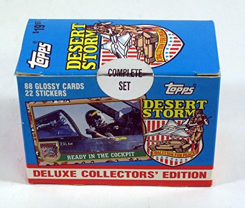 1991 Topps Desert Storm Coalition For Peace Trading Card Set
