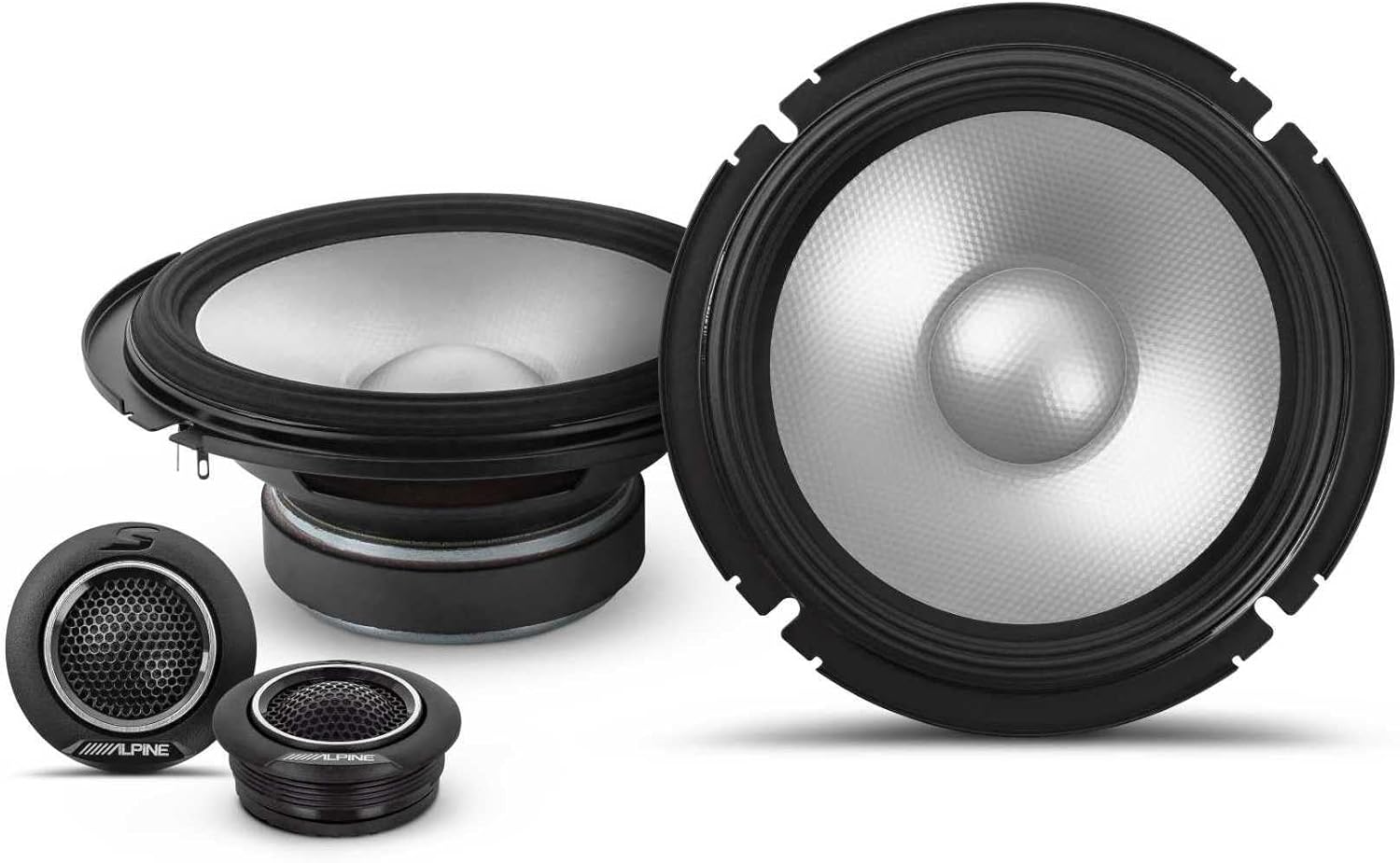 Alpine S2-S65C 6.5in Component Speaker Set for Hi-Res Audio